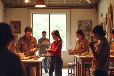 Community workshop event for artisans